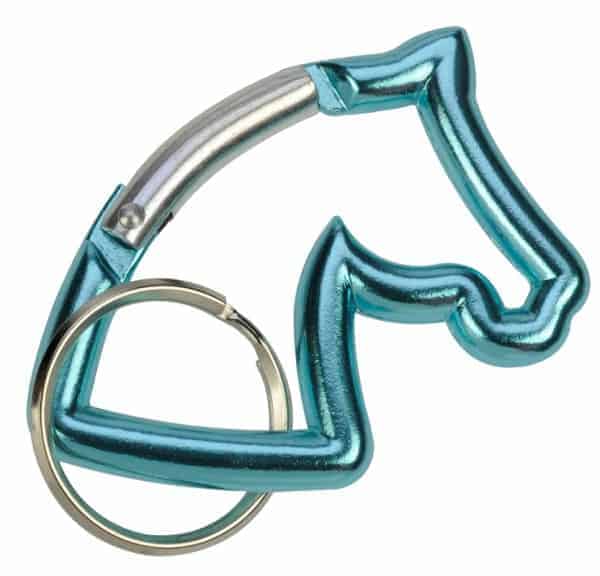 Twój Koń Breloczek-karabińczyk HR końska głowa <ul> <li>lekki i zgrabny breloczek w kształcie końskiej głowy</li> <li>posiada kółko do założenia kluczy, dodatkowo można go jeszcze w łatwy sposób otworzyć aby przyczepić np. do szlufki przy spodniach</li> </ul>